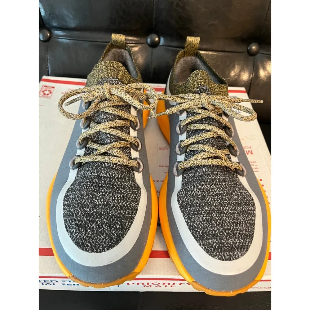 Allbirds Trail Runners SWT Hazy Pine Marigold Orange Grey